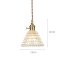 Axyaa Glass Pendant Lights: Nordic Japan Style for Bar Cafe Living Room Industrial Vintage Lamp