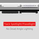 Axyaa LED Track Lamps: Modern 20/30W Ceiling Floodlight for Home and Store Lighting