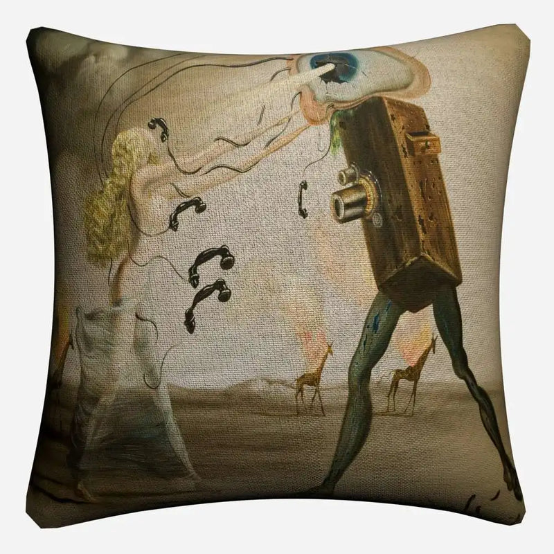 Axyaa Salvador Dali Inspired Abstract Art Cushion Cover 45x45cm