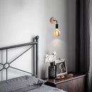 Axyaa Minimalist Wood Art Wall Lamp for Modern Nordic Decor