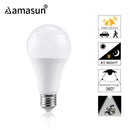 Axyaa LED E27 Radar Motion Sensor Light Bulb 85-265V Infrared Smart Lamp for Night Darkness