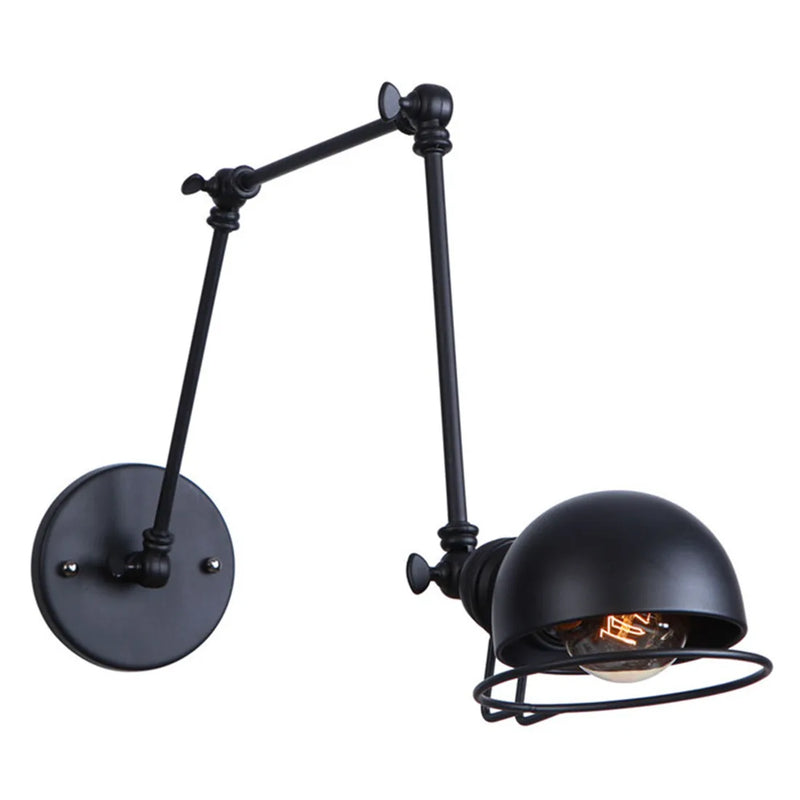 Axyaa Metal Head Bar Wall Sconce Light for Country Rural Spaces