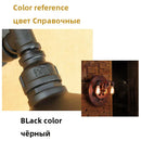 Axyaa Vintage Wood Wall Lamp: Industrial Loft Retro Design for Living Room, Bedroom, Cafe