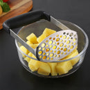 Axyaa Stainless Steel Potato Masher Food Crusher for Kitchen Gadget