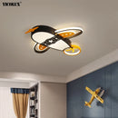 Axya LED Chandelier: Modern Airplane Pattern Kid's Room Pendant Lighting