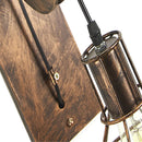Axya Loft Industrial Pulley Wall Lamp Light Shade Iron Sconce