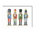 Axyaa Nutcracker Gingerbread Man Christmas Canvas Wall Art Decor