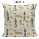 Axyaa Ocean Life Pillow Covers for Home Decor