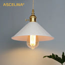 Axyaa Vintage Nordic Pendant Lamp with Led Bulb and Switch