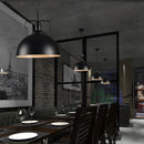 Axya Industrial Iron Pendant Light - Vintage Loft Bar Lighting