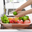 Axyaa Telescopic Drain Basket Storage for Kitchen and Bathroom Organization