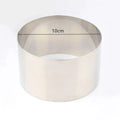 Axyaa Stainless Steel Round Mold for Tiramisu & Mousse Cake Decorating