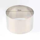 Axyaa Stainless Steel Round Mold for Tiramisu & Mousse Cake Decorating