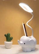 Axya LED Desk Lamp with Pen Holder and Adjustable Ring Night Light