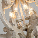 Axyaa Modern White Chandelier for Baby Room Nursery and Kids Bedroom