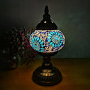 Axyaa E14 Glass Mosaic Table Lamp - Mediterranean Turkish Style