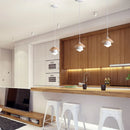 Axyaa Nordic LED Pendant Light - Modern Simplicity Iron and Wood Decoration