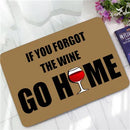Axyaa Funny Wine Doormat for Home, Kitchen, Bathroom - Christmas Gift