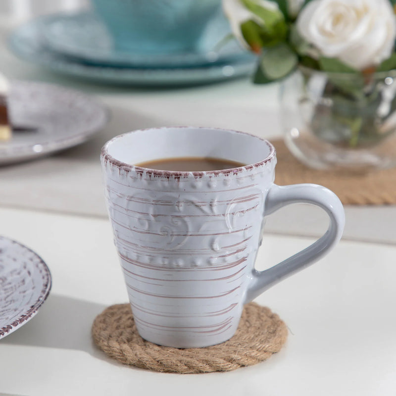 Axya VANCASSO VINE Stoneware Dinnerware Set for 12 - 16/32/48 Pcs