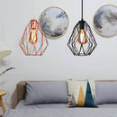 Axyaa Industrial Metal Cage Pendant Lamp for Kitchen Dining Room Farmhouse
