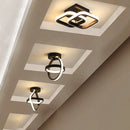 Axyaa LED Ceiling Lamp: Modern Minimalist Indoor Lighting Fixture for Living Room
