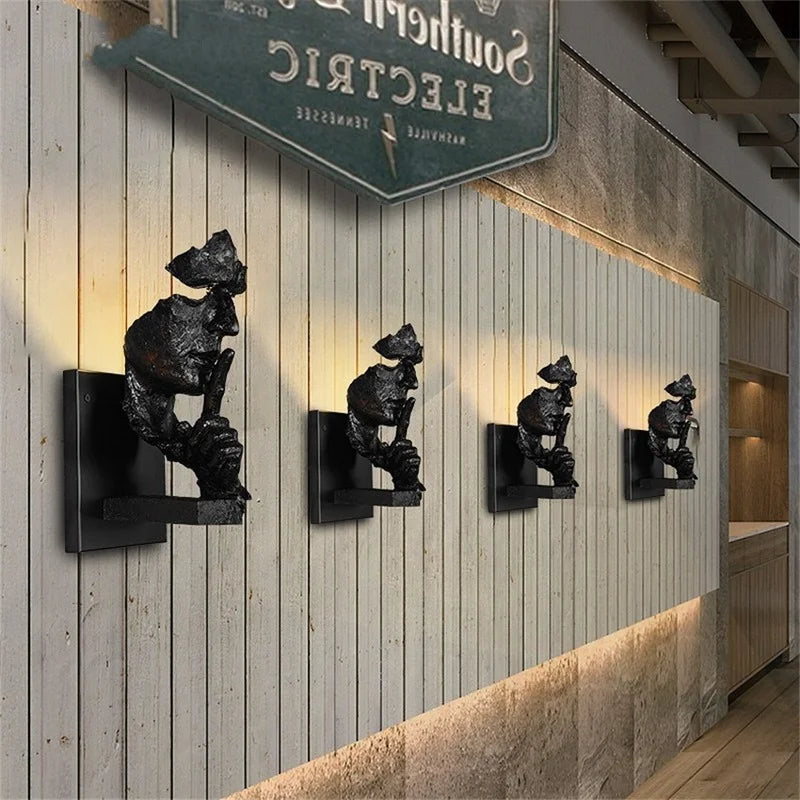 Axyaa Retro Industrial Style Wall Sconce for Bar Restaurant and Villa Decor