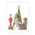 Axyaa Nutcracker Gingerbread Man Christmas Canvas Wall Art Decor