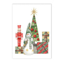 Axyaa Nutcracker Gingerbread Man Christmas Canvas Wall Art Decor