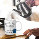 Axyaa Kilt & Sassenach Mug - 11oz/15oz White Ceramic Coffee Cup