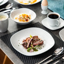 Axyaa Elisa 50-Piece Tableware Set - Cups, Plates, Bowls, Mugs, Egg Cups, Saucers
