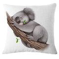 Axyaa Koala Cotton Linen Pillow Case 45x45cm
