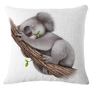 Axyaa Koala Cotton Linen Pillow Case 45x45cm