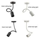 Axyaa LED Hose Track Lights, E27 Lamp Holder, Long Rod Bending Light