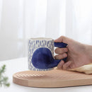 Axya Dolphin Hand-Painted Ceramic Coffee Mug with Whale Handle