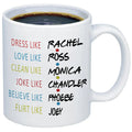 Axyaa Friends TV Show Black Ceramic Coffee Mug 11oz