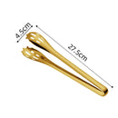 Axyaa Stainless Steel Food Tongs for Buffet, Barbecue, and Kitchen