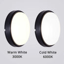 Axyaa LED Wall Lamps: Waterproof Round/Oval Outdoor Ceiling Light for Garden and Bathroom
