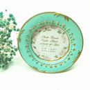 Axya Tiffany Blue Resin Baby Wedding Photo Frame - Desktop Home Decor Gift