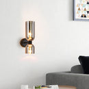 Axyaa Glass Shade Wall Lamp: Modern Luxury Bedroom Lighting