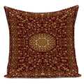 Axyaa Moroccan Mandala Linen Cushion Covers for Vintage Home Decor