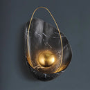 Axyaa Marble Wall Lamp: Nordic Modern Shell-shaped LED Light