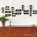 Axyaa Gold Hoop Macrame Wall Hanging decor in Nordic Style