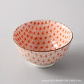 Axyaa Wind Ceramic Salad Bowl Set - Stylish Threaded Rice Bowls for Home