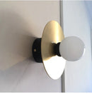 Axyaa Golden Glass Ball Round Wall Sconce for Home Lighting