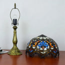 Axyaa Stained Glass Table Lamp, Elegant Decor for Living Room, Bedroom, Restaurant, Hotel