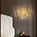 Luxury Teardrop Crystal Wall Lamp for Bedroom Living Room Stairs - Axyaa Brand