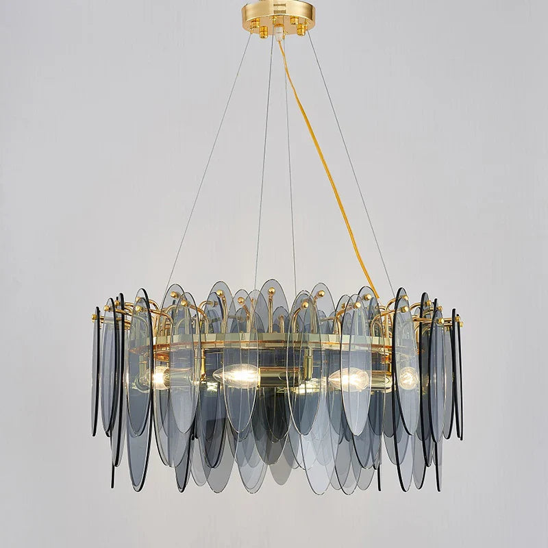 Luxury Glass Chandelier Light for Living Room & Bedroom by Axya.