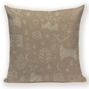 Axyaa Festive Santa Claus Christmas Tree Linen Throw Pillow Case