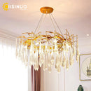 Axyaa Luxury Crystal Chandelier for Home Decor and Lighting