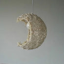 Axyaa Modern LED Moon Pendant Light for Kids Bedroom Christmas Decor